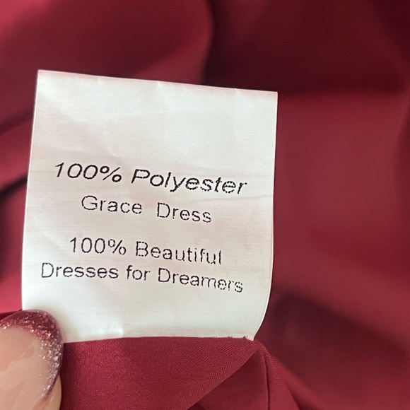 Jessakae grace dress red burgundy white 3X NWT - Picture 14 of 15